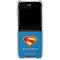 Superman 2025 Classic Superman Shield Emblem Galaxy Z Flip6 Clear Case